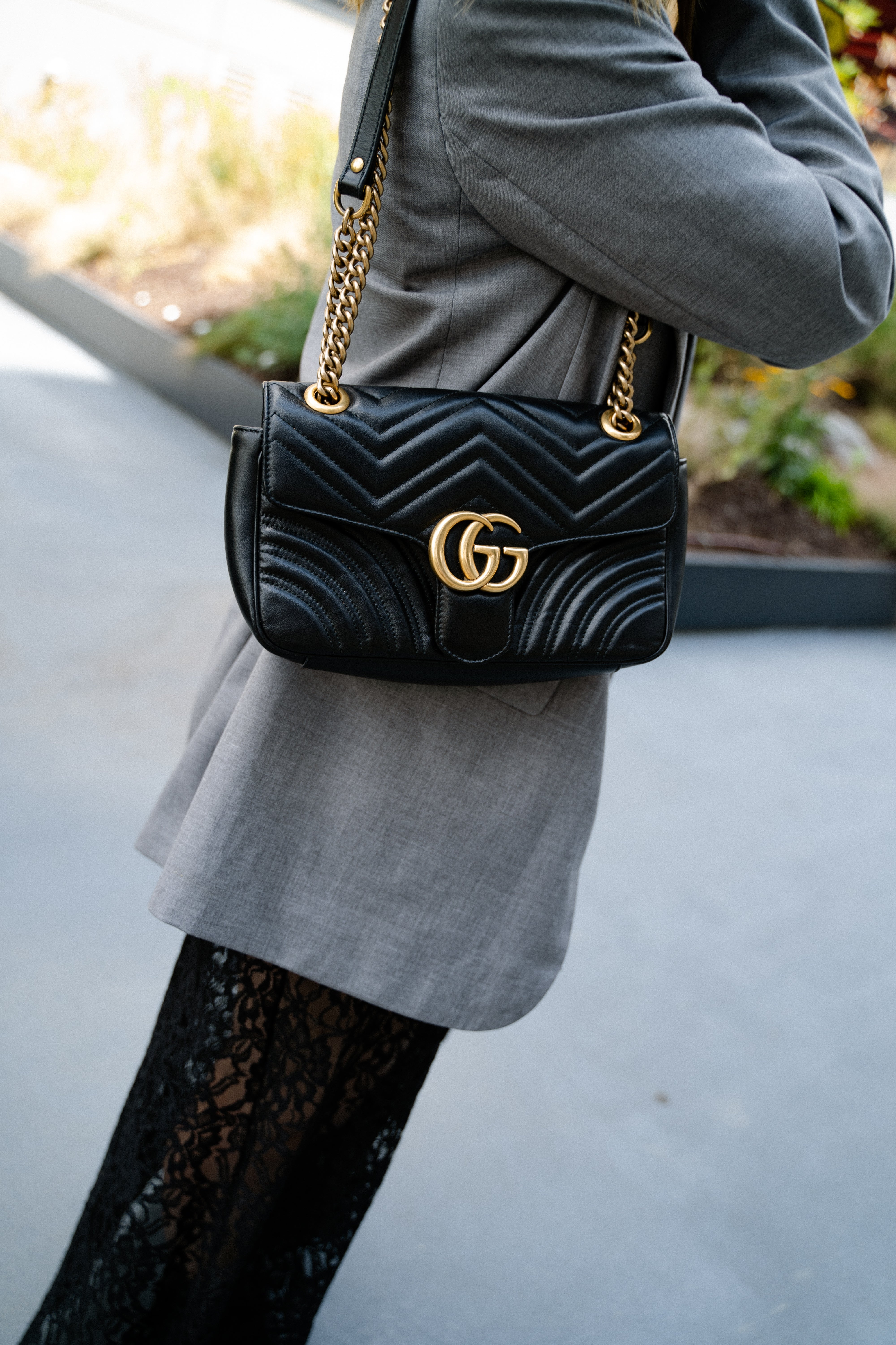 Gucci Marmont Flap Leather